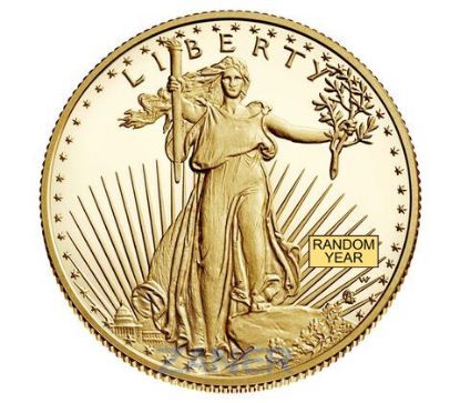 Picture of American Gold Eagle Gold Bullion Coin, ½ Troy ounce (Random Year)