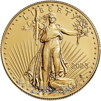 2023 American Gold Eagle Bullion Coin, 1 Troy ounce Obverse