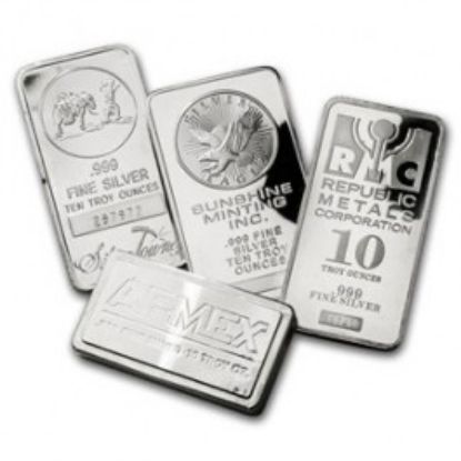 Silver Bars 10oz Name Brand