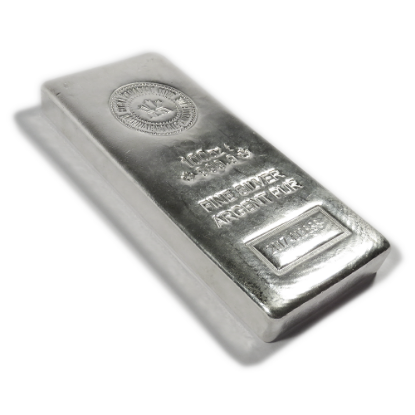Silver Bar 100 ounce RCM